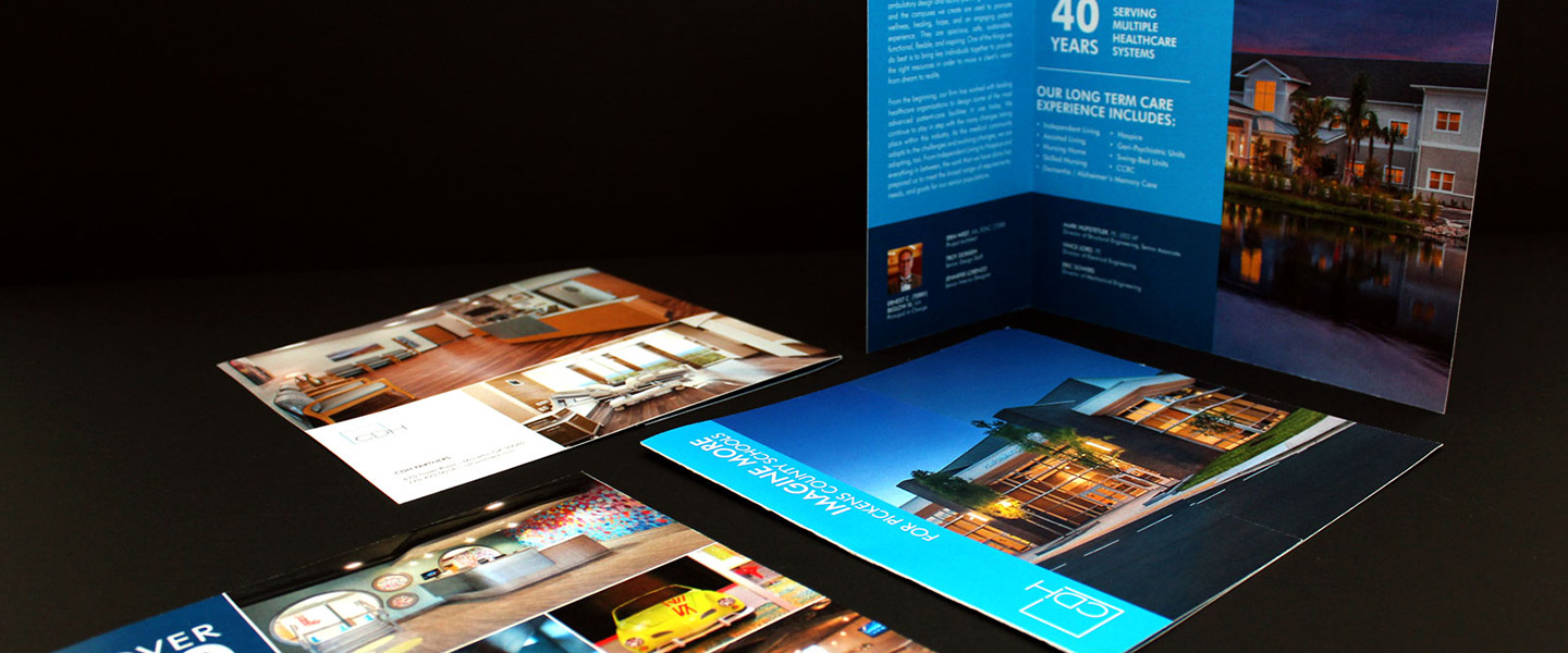 CDH Partners 40th anniversary brochures