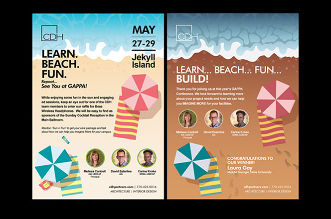 Learn. Beach. Fun. — Event Campaign